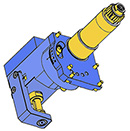 NOMURA GEAR HOBBING HEAD OD=10 mm L=83 mm ADJUSTABLE 20 DEGREE NOMURA NN20J2 T13